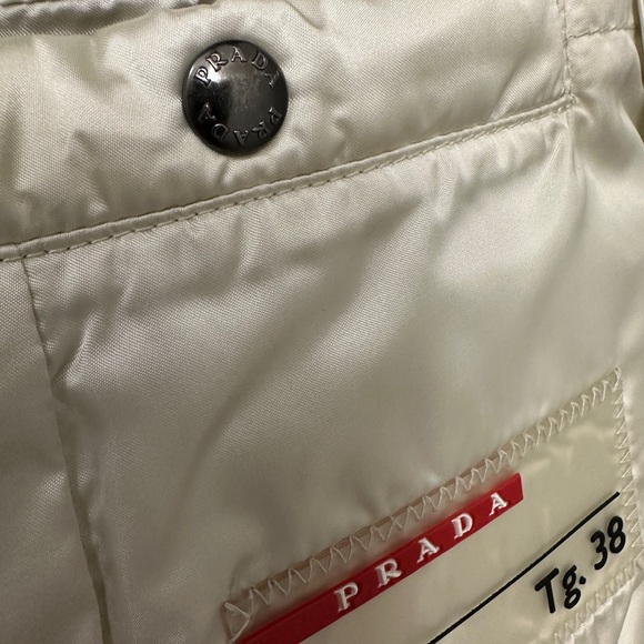 Prada Women's Down Feather Black Puffer Coat - Picture 9 of 14